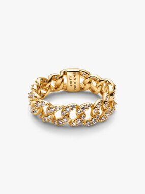 Pandora Pav�� Cuban Chain Ring